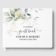 Greenery Eucalyptus bruiloft Guest Book