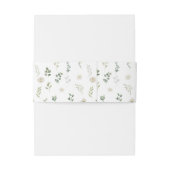 Greenery Eucalyptus bruiloft uitnodiging buikband Uitnodigingen Wikkel (Achterkant Voorbeeld)