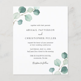 Greenery Eucalyptus Budget Weddenschap