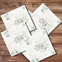 Greenery Eucalyptus Cocktail Paper Napkin Servet