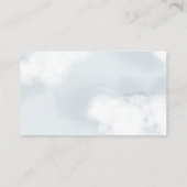 Greenery Eucalyptus Diaper Raffle Kaart invoegen Visitekaartje (Achterkant)