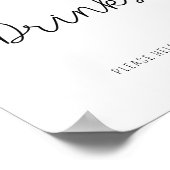 Greenery Eucalyptus - Drinken Poster (Hoek)