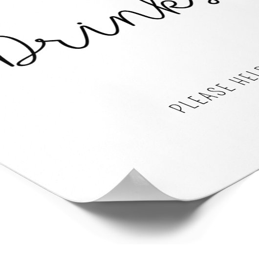 Greenery Eucalyptus - Drinken Poster (Hoek)