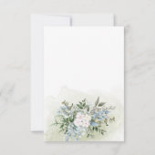 Greenery Eucalyptus Elegant Dusty Rehearsal Dinner Bedankkaart (Achterkant)