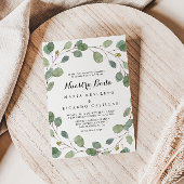 Greenery Eucalyptus Foliage Nuestra Boda Wedding Kaart