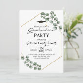 Greenery Eucalyptus FotograduPartij Kaart (Staand voorkant)