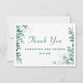 Greenery Eucalyptus Frameborder Bedankkaart