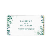 Greenery Eucalyptus Frameborder Etiket (Voorkant)