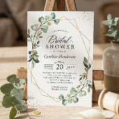 Greenery Eucalyptus Geometric Vrijgezellenfeest Kaart