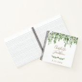 Greenery Eucalyptus Gold Budget Weduwboek Notitieboek (Binnen)