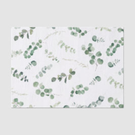 Greenery Eucalyptus Green laat ontkoppelingskraft  Tissuepapier