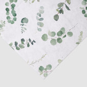 Greenery Eucalyptus Green laat ontkoppelingskraft  Tissuepapier (Detail)
