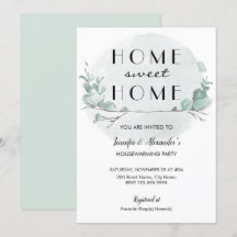 Greenery Eucalyptus Housewarming Party