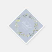 Greenery Eucalyptus krans Vrijgezellenfeest servet (Hoek)