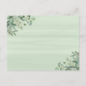 Greenery Eucalyptus laat woorden van advies Kaart (Achterkant)