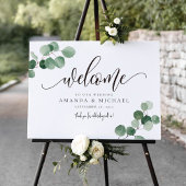 Greenery Eucalyptus Leaf Welcome SIgn Poster
