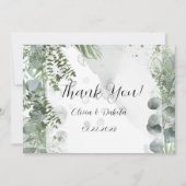 Greenery Eucalyptus Leaves Bedankt voor je kaarten (Voorkant)