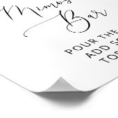 Greenery, Eucalyptus Leaves, Boho, Mimosa Bar Poster (Hoek)