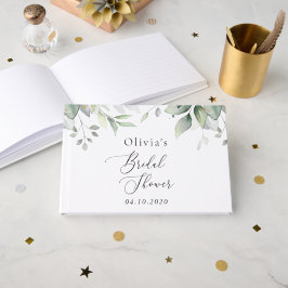 Greenery, Eucalyptus Leaves, Boho, Vrijgezellenfee Gastenboek