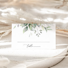 Greenery, Eucalyptus Leaves, Boho, Vrijgezellenfee Plaatskaartje