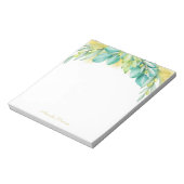 Greenery Eucalyptus Leaves Olive Branches Notitieblok (Linkerzijde)