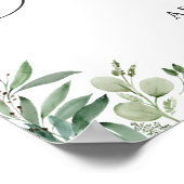 Greenery Eucalyptus Leaves Vrijgezellenfeest Sign Poster (Hoek)