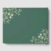 Greenery Eucalyptus Leaves Wedding Gastenboek (Achterkant)