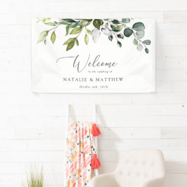Greenery, Eucalyptus Leaves, Wedding Welcome Spandoek