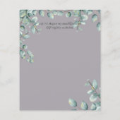 Greenery Eucalyptus Lila Lemon Gray Wedding (Achterkant)