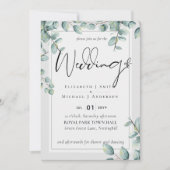 Greenery Eucalyptus Lila Lemon Gray Wedding (Voorkant)