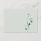 Greenery Eucalyptus Modern Weddings Details Informatiekaartje (Achterkant)