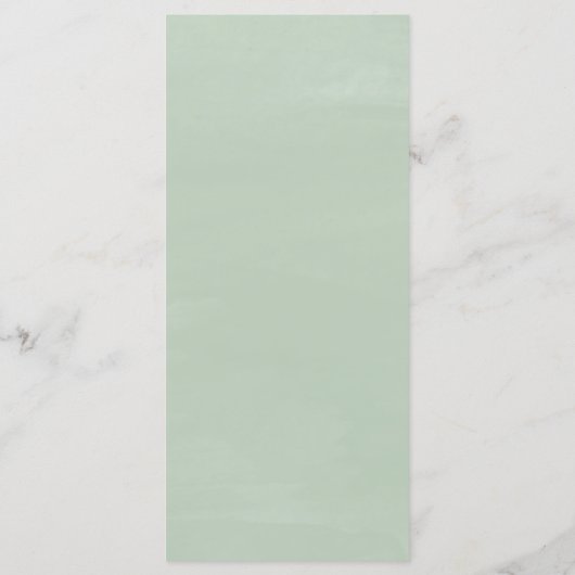 Greenery Eucalyptus Place Programmakaart (Achterkant)