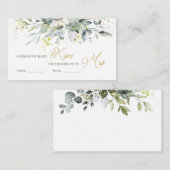 Greenery Eucalyptus raden hoeveel kussen er in de  Informatiekaartje (Voorkant / Achterkant)