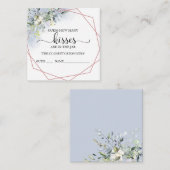 Greenery Eucalyptus raden hoeveel kussen Kaarten (Voorkant / Achterkant)