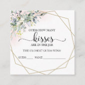 Greenery Eucalyptus raden hoeveel kussen Kaarten (Voorkant)