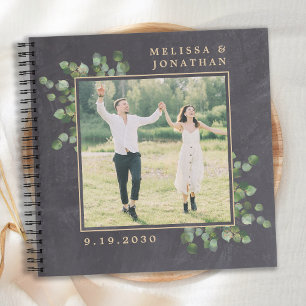 Greenery Eucalyptus Rustic Photo Budget Weddenscha Notitieboek