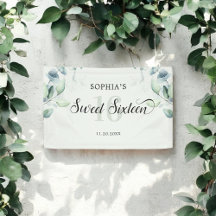 Greenery Eucalyptus Rustic Sweet 16