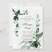 Greenery Eucalyptus Rustic Vrijgezellenfeest Kaart (Voorkant)