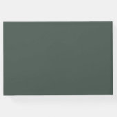 Greenery Eucalyptus script bruiloft Gastenboek (Achterkant)