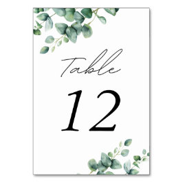 Greenery Eucalyptus scriptfoto Kaart