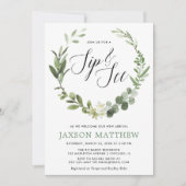 Greenery eucalyptus sekseneutrale sip en zie kaart (Voorkant)