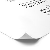 Greenery Eucalyptus verlaat gouden boho-zitje Poster (Hoek)