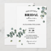 Greenery Eucalyptus Vrijgezellenfeest Kaart (Voorkant / Achterkant)