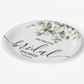 Greenery Eucalyptus Vrijgezellenfeest Papieren Bordje (Gekanteld)