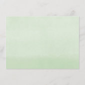 Greenery eucalyptus vrijgezellenfeest receptkaart informatiekaartje (Achterkant)