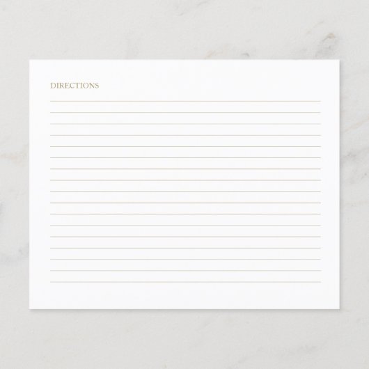 Greenery Eucalyptus Vrijgezellenfeest Recipe Kaart (Achterkant)