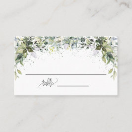 Greenery Eucalyptus Vrijgezellenfeest Wedding Flat Plaatskaartje