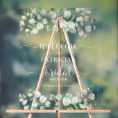 Greenery Eucalyptus Vrijgezellenfeest Welkom Acryl Bord (Neutraal)