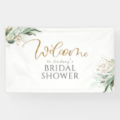 Greenery Eucalyptus Vrijgezellenfeest Welkom Spandoek (Horizontaal)