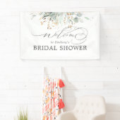 Greenery Eucalyptus Vrijgezellenfeest Welkom Spandoek (Insitu)